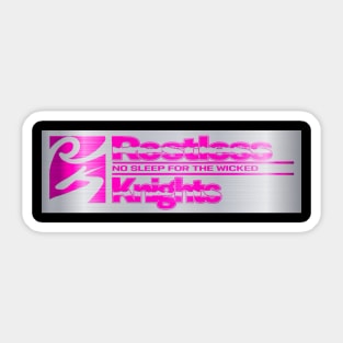 Restless Knights Touge Sport Brushed Sticker